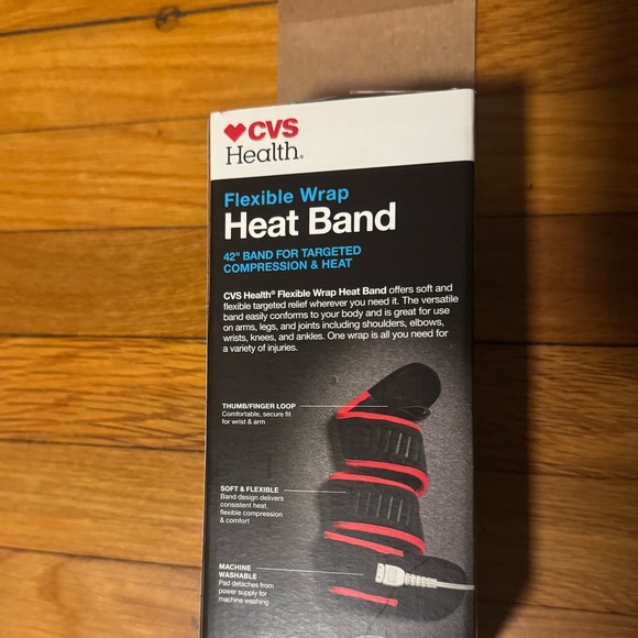CVS HEALTH flexible Wrap Heat Band 3 In X 42 In - Picture 3 of 9